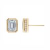 BEZAL-EMERALD-STUD-04 YG 01
