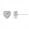 BEZAL-HEART-STUD-07 WG
